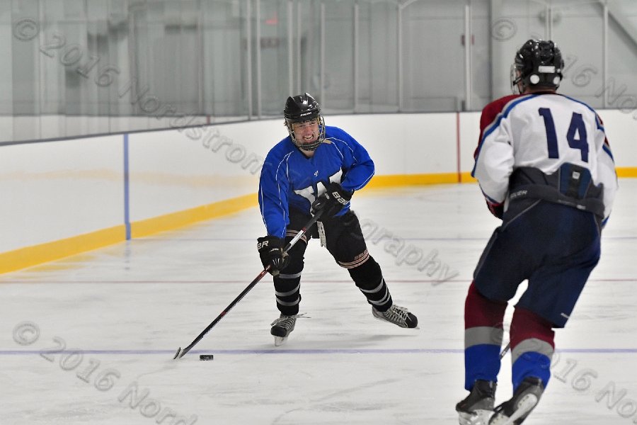 Wheaton College Men\'s Ice Hockey vs Middlesex Community College. - Photo By: KEITH NORDSTROM